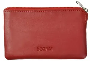 SEGALI Kožená mini peňaženka-kľúčenka 7289 red