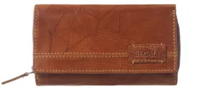 SEGALI Dámska kožená peňaženka 1770 tan