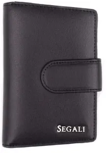 SEGALI Dámska kožená peňaženka 50313102 black
