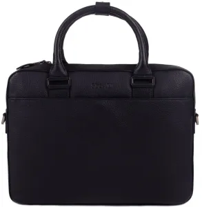 SEGALI Pánska kožená taška na notebook 7360 SE Black