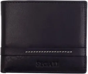 SEGALI Pánska kožená peňaženka 1042 black