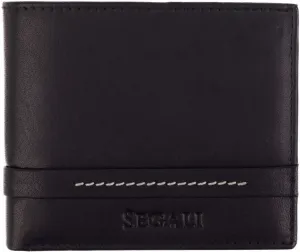 SEGALI Pánska kožená peňaženka 1043 black