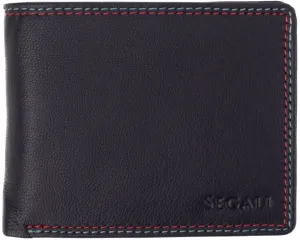 SEGALI Pánska kožená peňaženka 1057 black