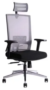 SEGO kancelárska stolička TECTON šedo-čierna