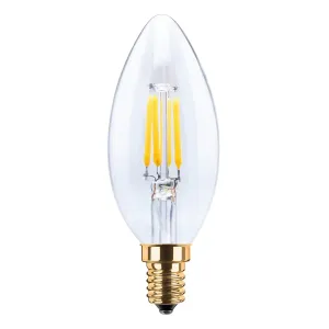 SEGULA LED žiarovka 24V E14 3W 922 filament dim