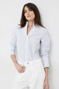 Košeľa Seidensticker dámska, biela farba, regular #8040459
