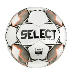 Select FB League Pro futbalová lopta biela/sivá, č. 5