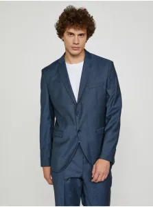 Tmavomodré oblekové sako s prímesou vlny  Selected Homme My Lobbi #1054647