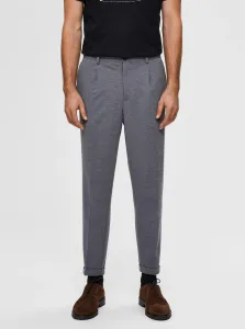 Grey Shortened Trousers Selected Homme-Jim - Men