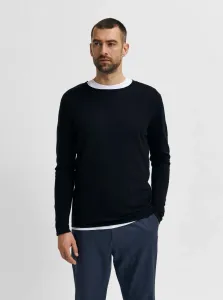 Black Sweater Selected Homme Rome - Men #720420