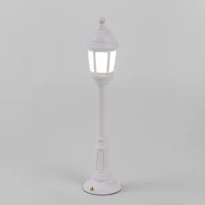 Vonkajšie LED svietidlo Street Lamp batéria, biela