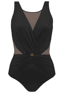 Jednodielne plavky Self S1006 Fashion 7 Čierna 2XL