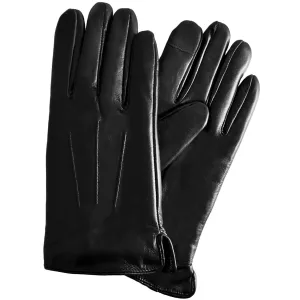 Semiline Woman's Women Leather Antibacterial Gloves P8207 #2820403