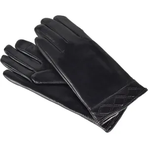 Semiline Woman's Women Leather Antibacterial Gloves P8209 #2820436