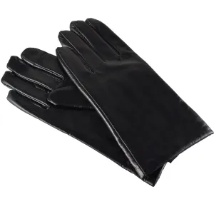Semiline Woman's Women Leather Antibacterial Gloves P8211 #4297192