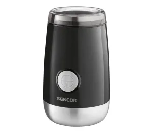 Sencor Sencor - Elektrický mlynček na zrnkovú kávu 60 g 150W/230V čierna/chróm
