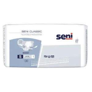 SENI Classic small S1 plienkové nohavičky pás 55 - 80 cm 1500 ml 30 ks