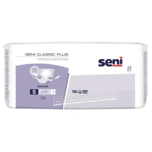 Seni CLASSIC PLUS Small S1 plienkové nohavičky, pás 55-80 cm, 2000 ml, 1x30 ks