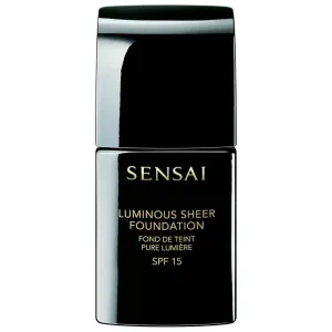 Sensai Luminous Sheer Foundation LS202 Ochre Beige tekutý make-up pre zjednotenú a rozjasnenú pleť 30 ml