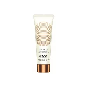 Sensai Silky Bronze Cellular Protective Cream protivráskový krém na opaľovanie SPF 30 50 ml