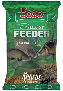 Sensas kŕmenie 3000 super feeder new 1 kg-lake black