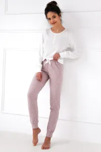 Dámske pyžamo Sensis Ellen Růžovo-biela M