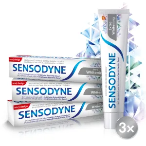 Sensodyne Extra Whitening bieliaca zubná pasta s fluoridom pre citlivé zuby 3x75 ml #67144