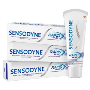 Sensodyne Rapid Relief Trio zubná pasta zubná pasta 3 x 75 ml unisex