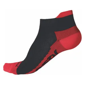 Sensor Race Coolmax Invisible Športové ponožky ZK1041007 čierna/červená 6/8