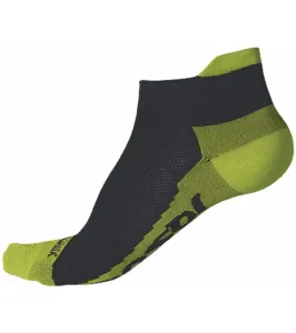 Sensor Race Coolmax Invisible Športové ponožky ZK1041007 čierna/limetka 9/11