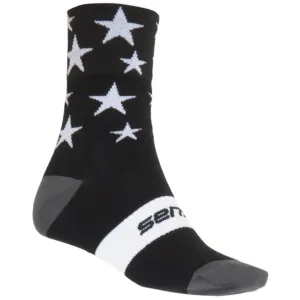 Sensor STARS Cyklistické ponožky, čierna, veľkosť #421514
