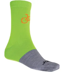 Sensor Tour Merino Športové ponožky ZK16100069 zelená/sivá 6/8