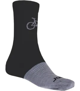 Sensor Tour Merino Športové ponožky ZK16100069 čierna/sivá 9/11