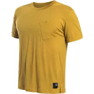 Sensor MERINO AIR Pánske tričko, žltá, veľkosť #6774438