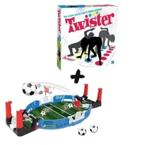 Súprava hier pre celú rodinu – Twister + Stolný futbal