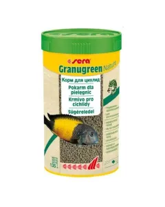 Sera Granugreen Nature základné granulované krmivo pre africké cichlidy 1000ml