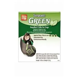 SERGEANT´S Green repelentný obojok pre psy 60 cm 1 kus
