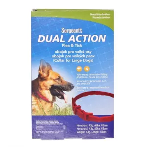 Sergeant´s Dual Action obojok proti parazitom pre veľké psy 65cm