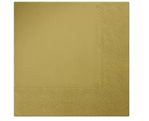PAW Servítky - Zlatá 33x33 cm