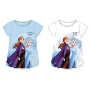 Setino Dievčenské tričko - Frozen, biele Veľkosť - deti: 140