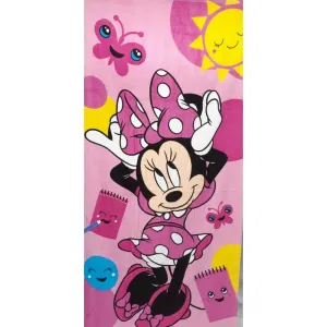 Setino Detská osuška - Minnie Mouse (ružová) 70 x 140 cm