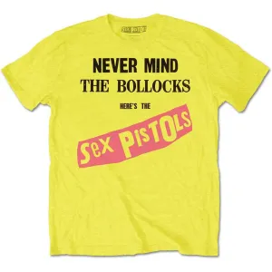 Sex Pistols tričko Sex Pistols tričko NMTB Original Album žltá Žltá XXL