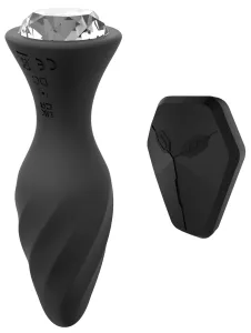 Vibračný análny kolík Diamond Vibe s diaľkovým ovládaním (12,3 cm)