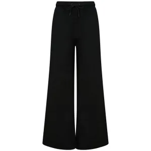 SF (Skinnifit) Dámske tepláky so širokými nohavicami - Čierna | L