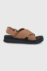 Sandále Shaka dámske, hnedá farba, na platforme #6709181