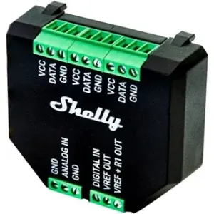 Shelly AddOn Plus, meranie teploty na 1/1PM Plus, nástupcov SHELLY-AddOn