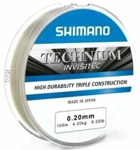 Shimano Fishing Technium Invisitec Grey 0,305 mm 9 kg 300 m Vlasec, šnúra