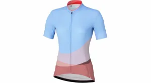 Women's cycling jersey Shimano Sumire Jersey Blue/Orange #9544142