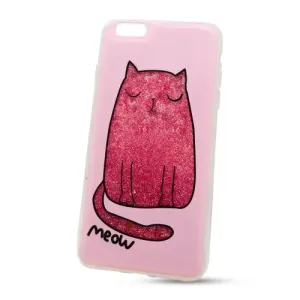 Puzdro Shimmer Design TPU iPhone 6 Plus/6s Plus - mačka