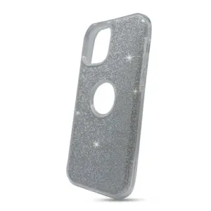Puzdro Shimmer TPU iPhone 12 Mini - strieborné